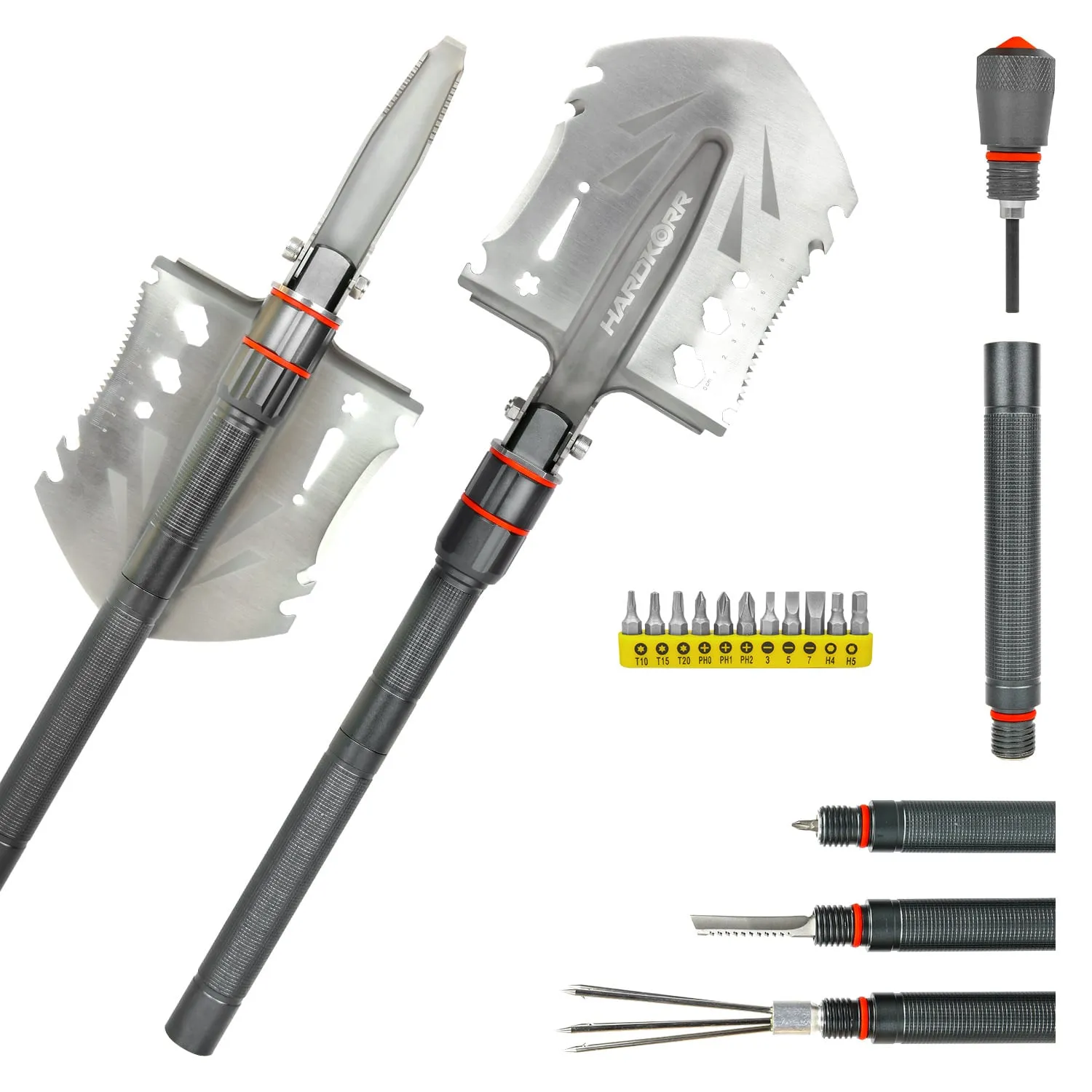 15 Piece Multi-Tool Shovel