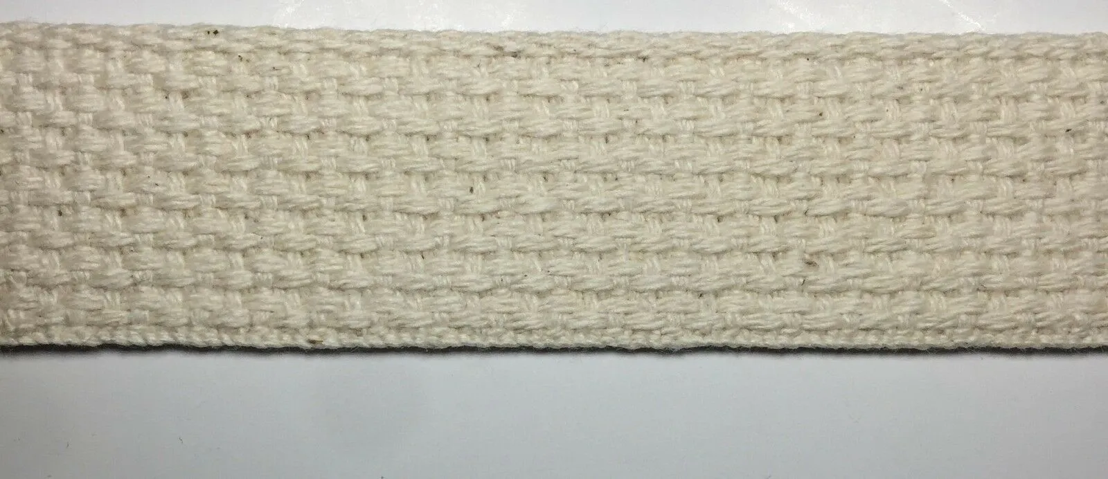 1" Cotton Webbing - 10 Continuous Yards - MANY COLORS AVAILABLE - Made in USA