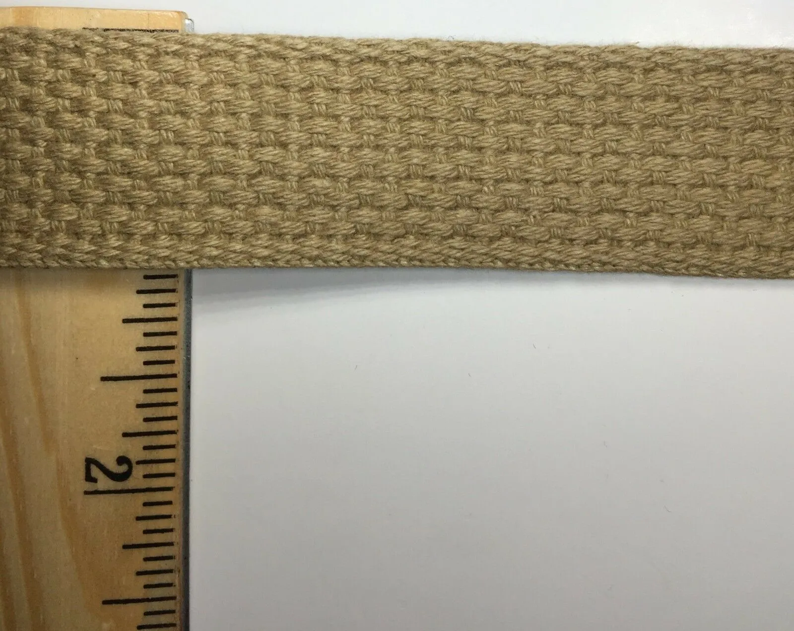 1" Cotton Webbing - 10 Continuous Yards - MANY COLORS AVAILABLE - Made in USA