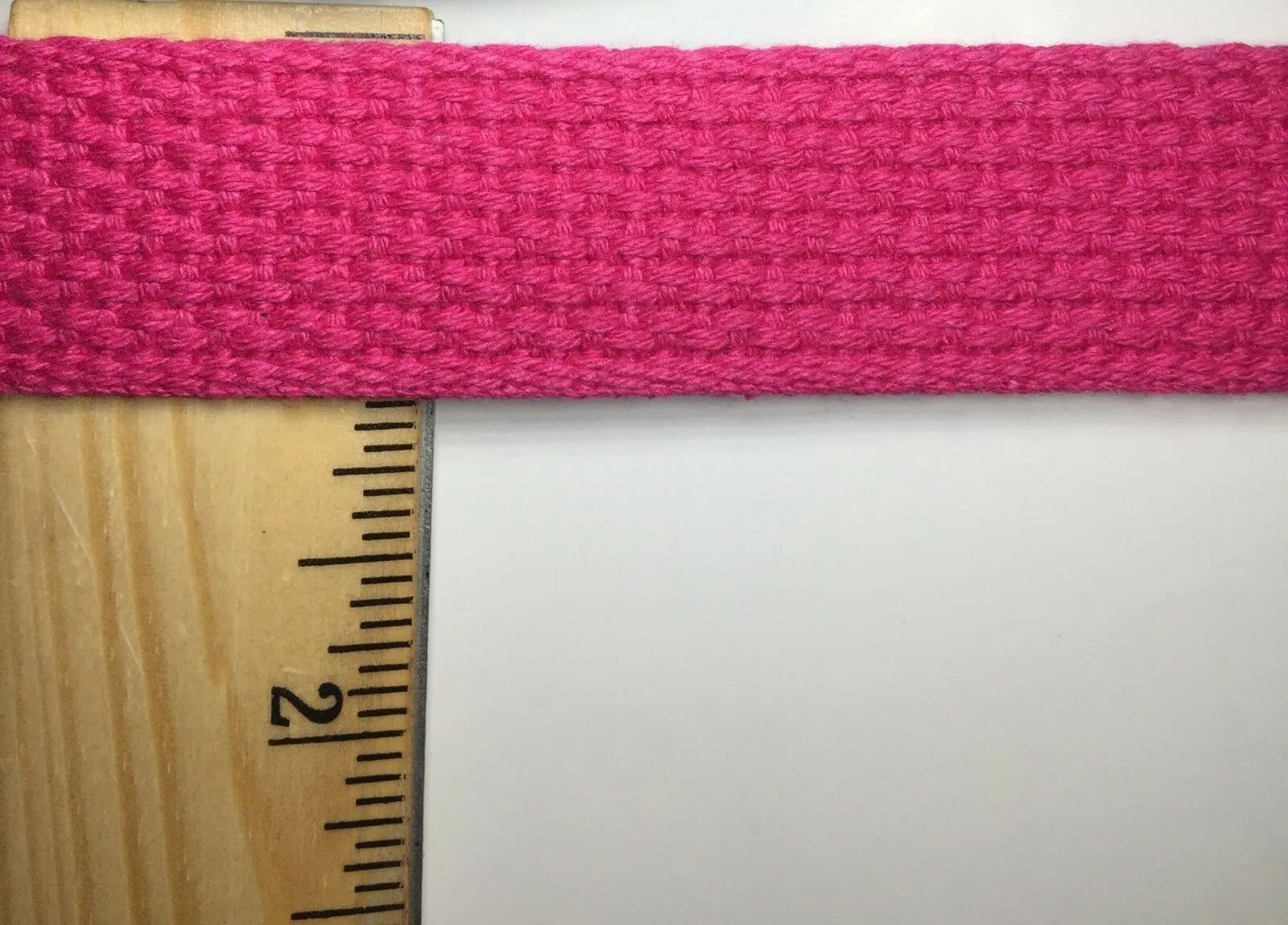 1" Cotton Webbing - 10 Continuous Yards - MANY COLORS AVAILABLE - Made in USA