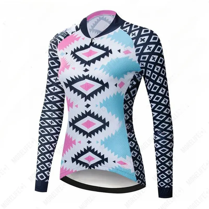 2023 Pro Cycling Jersey Unisex Triathlon Cycling Top Winter Long Sleeve Bike Shirt  Bicycle Clothing