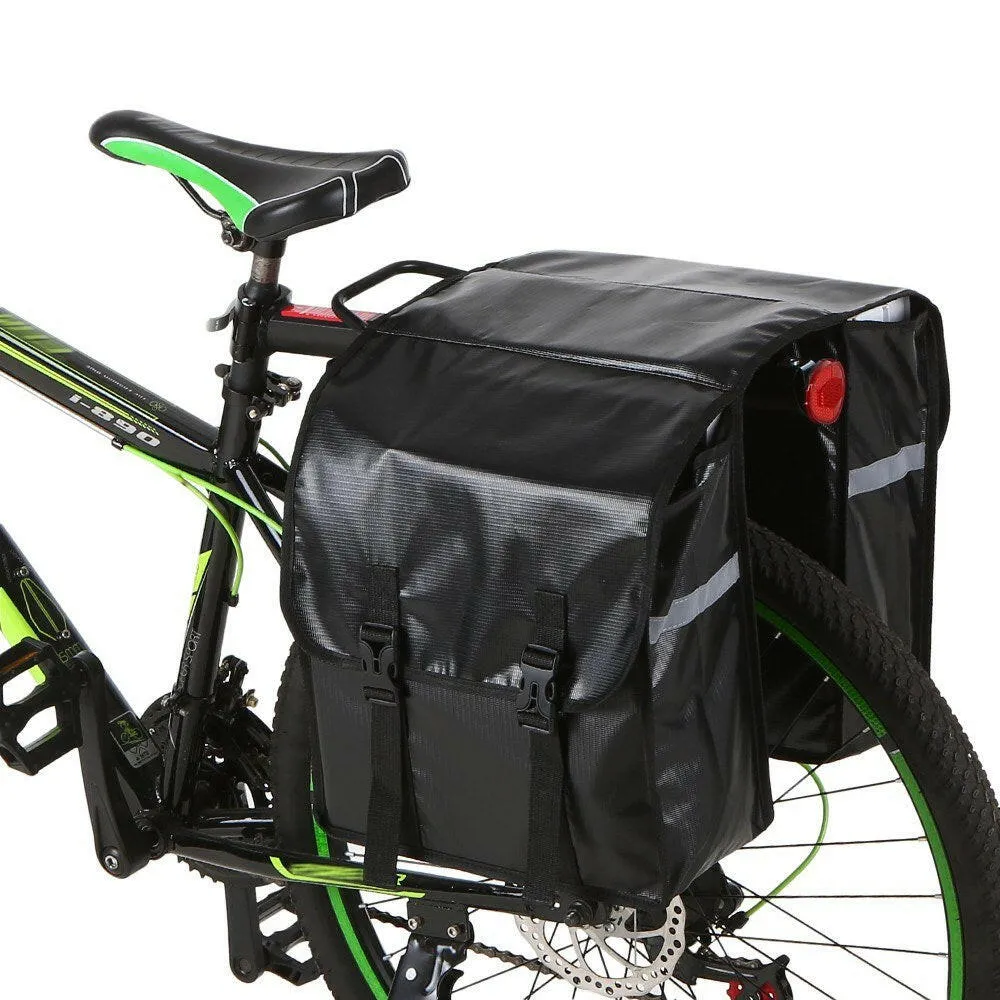 28L Bike Panniers Bag Water Resistant Rear Bicycle Bag Rear Seat Bicycle Bag Trunk Bags Saddle Rack Bag