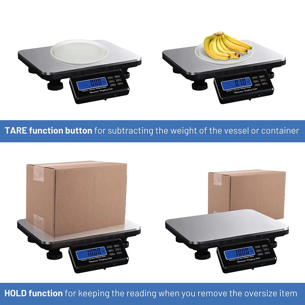 660 lb Digital Platform Scale w/ Postal Shipping Weight