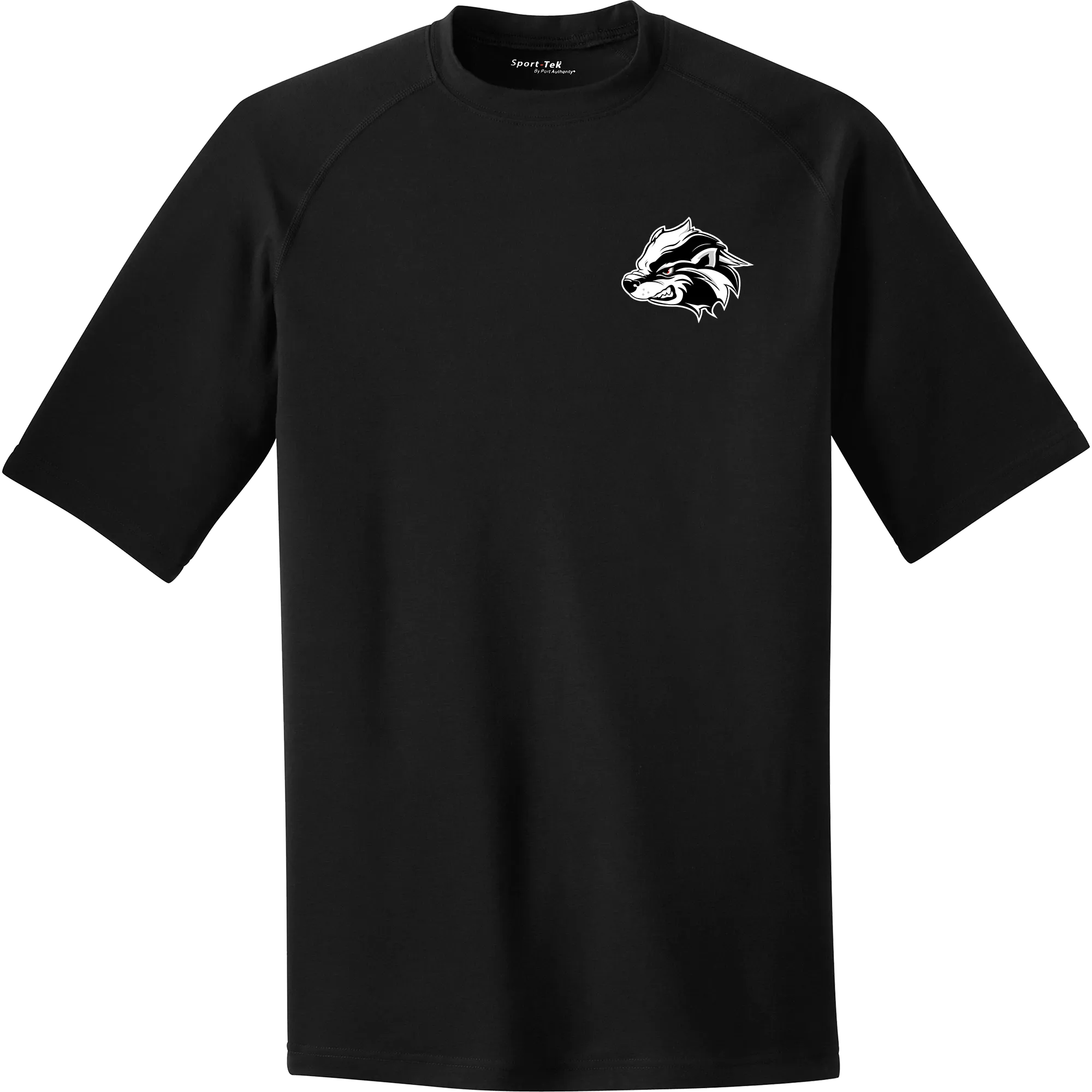 Allegheny Badgers PosiCharge Tri-Blend Wicking Raglan Tee