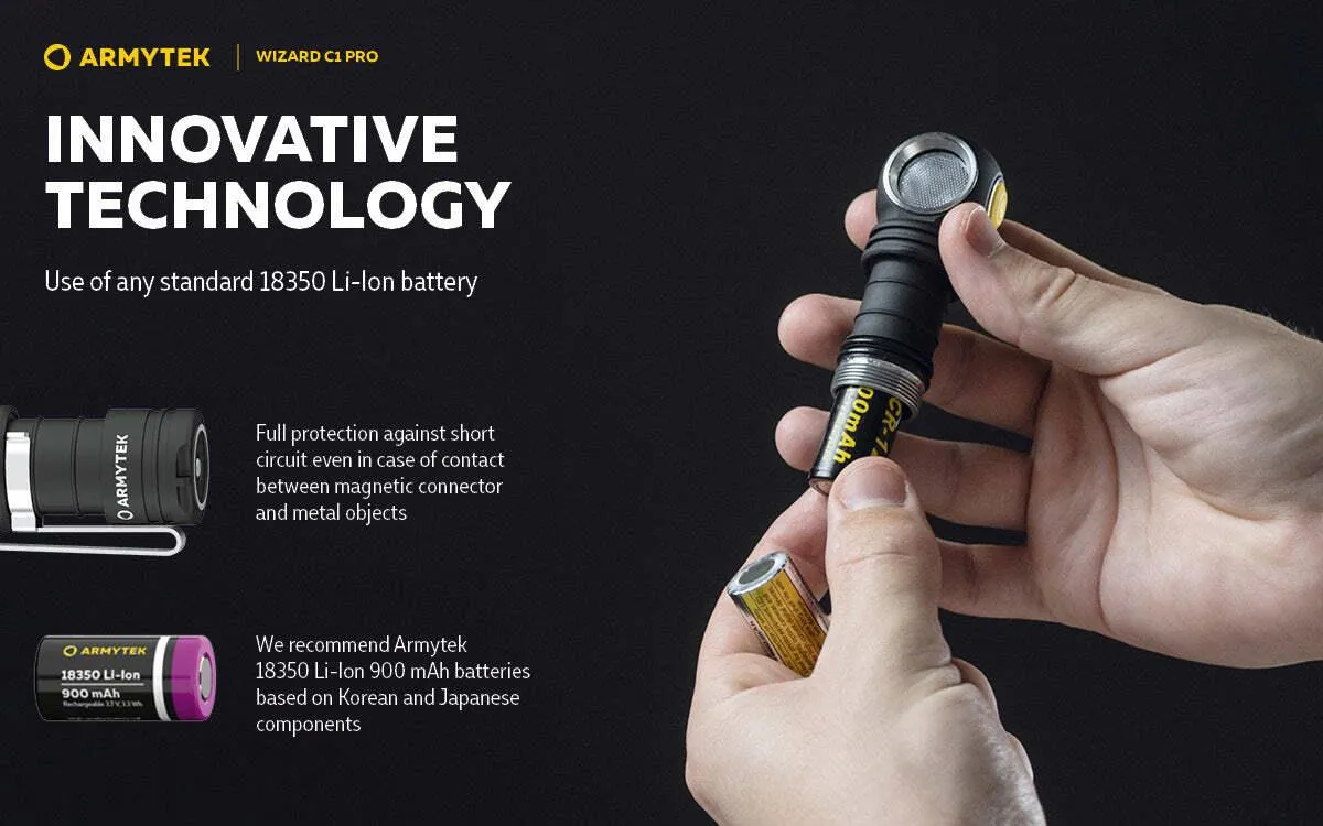 ARMYTEK WIZARD C1 PRO MAGNET USB