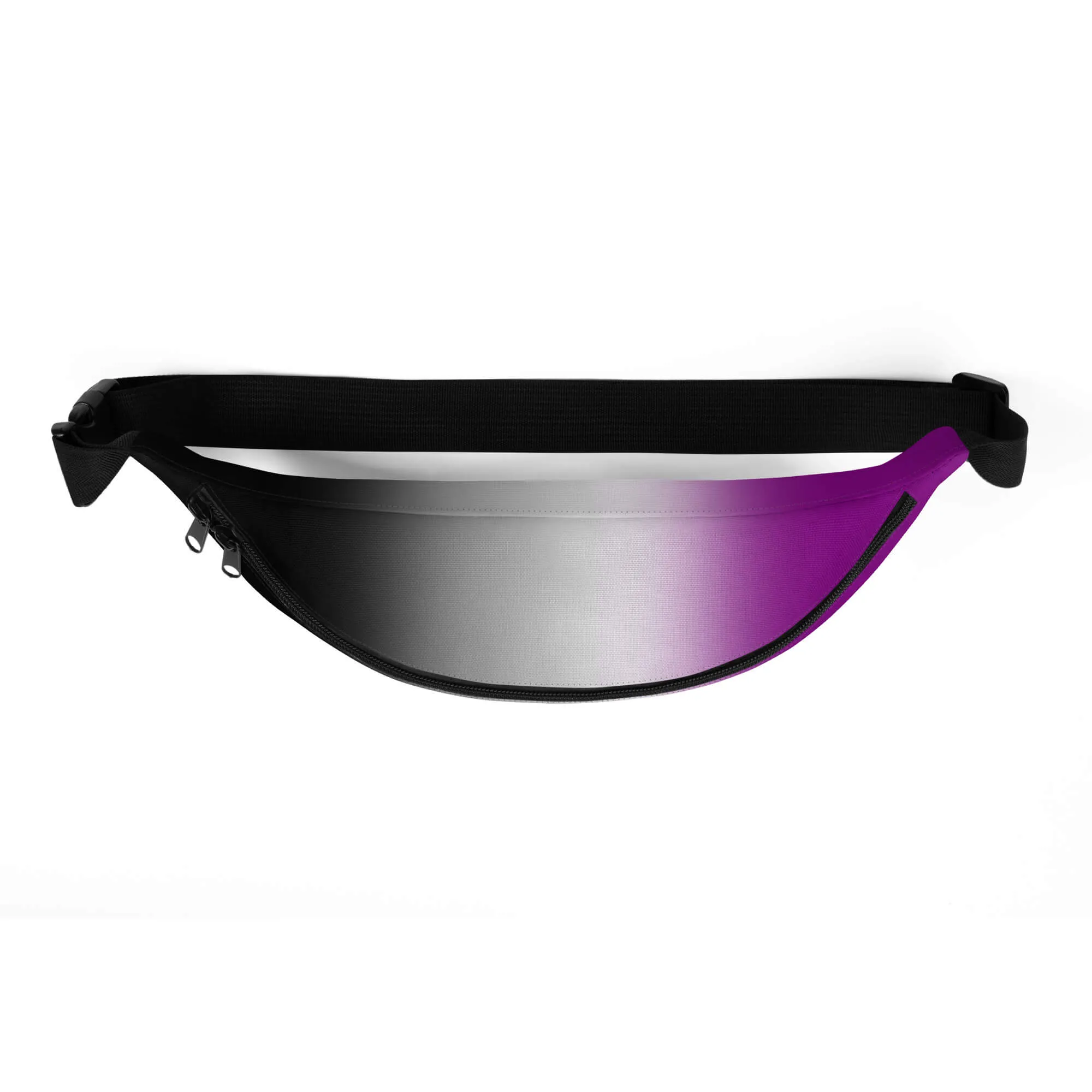 Asexual Pride Ombre Crossbody Belt Bag