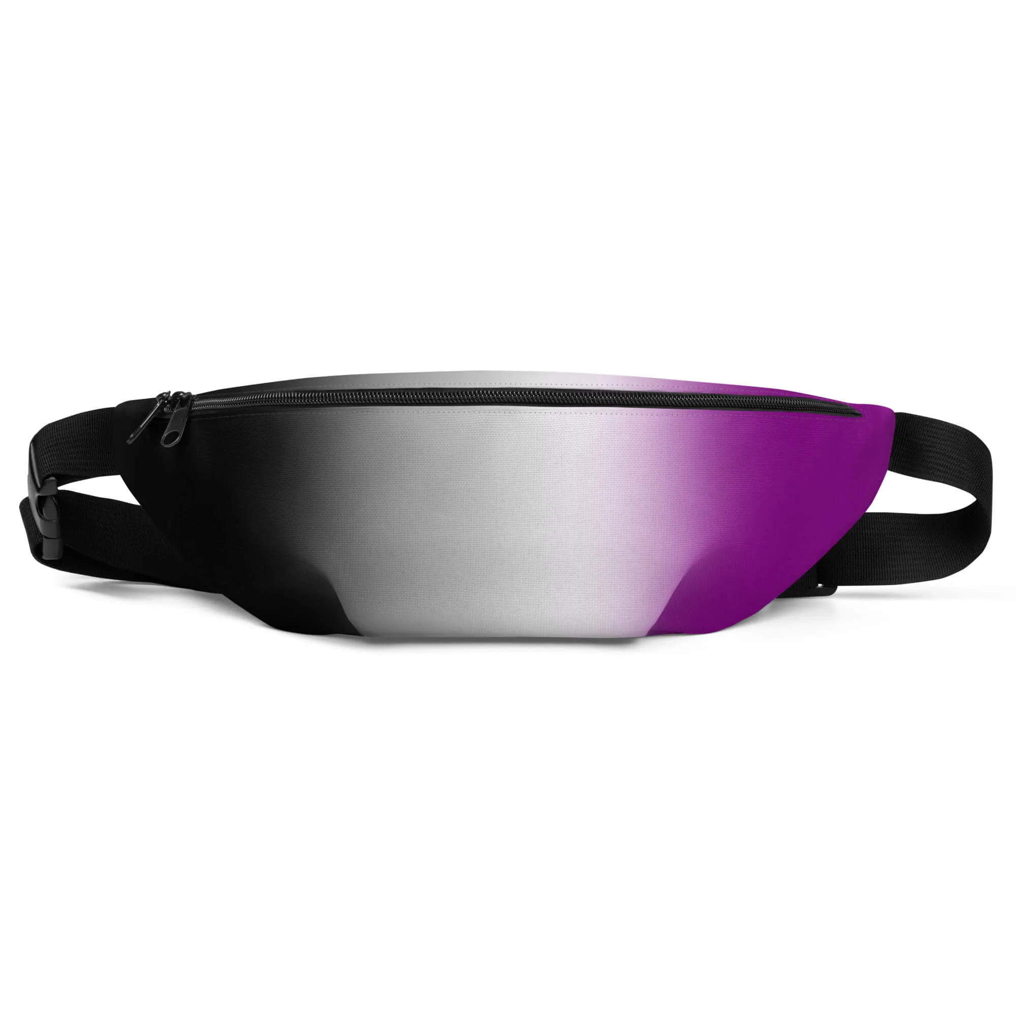 Asexual Pride Ombre Crossbody Belt Bag