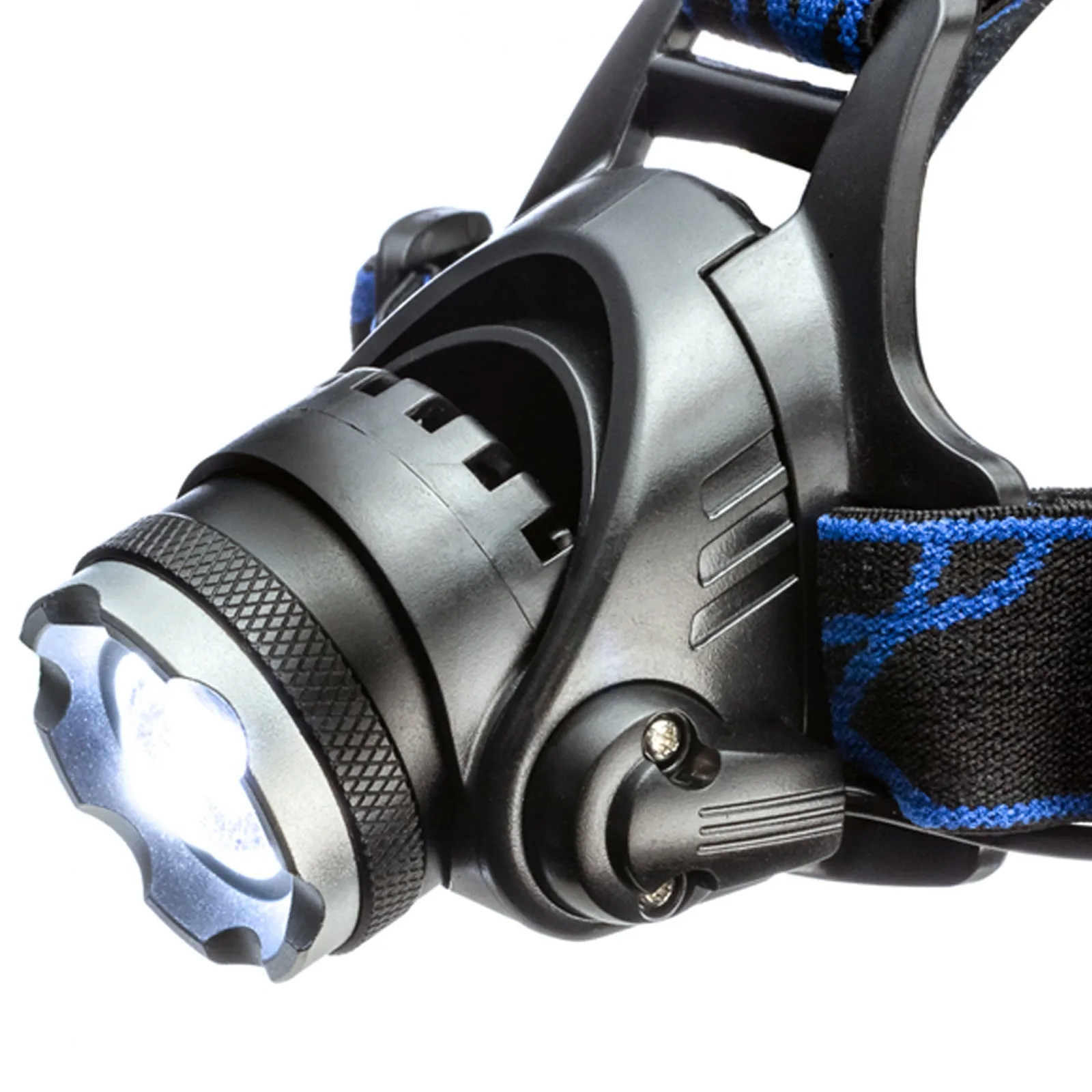 ASR Outdoor 1000 Lumen Zoom Rechargeable Pivoting Headlamp