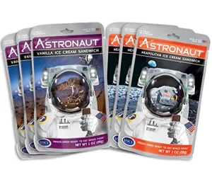 Astronaut - Freeze-Dried Vanilla and Neapolitan Ice Cream Sandwich - Variety 6 Pack