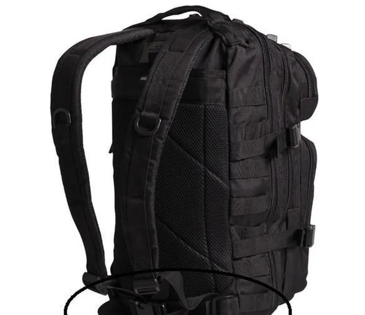 Backpack US Assault Molle Large Black 36L