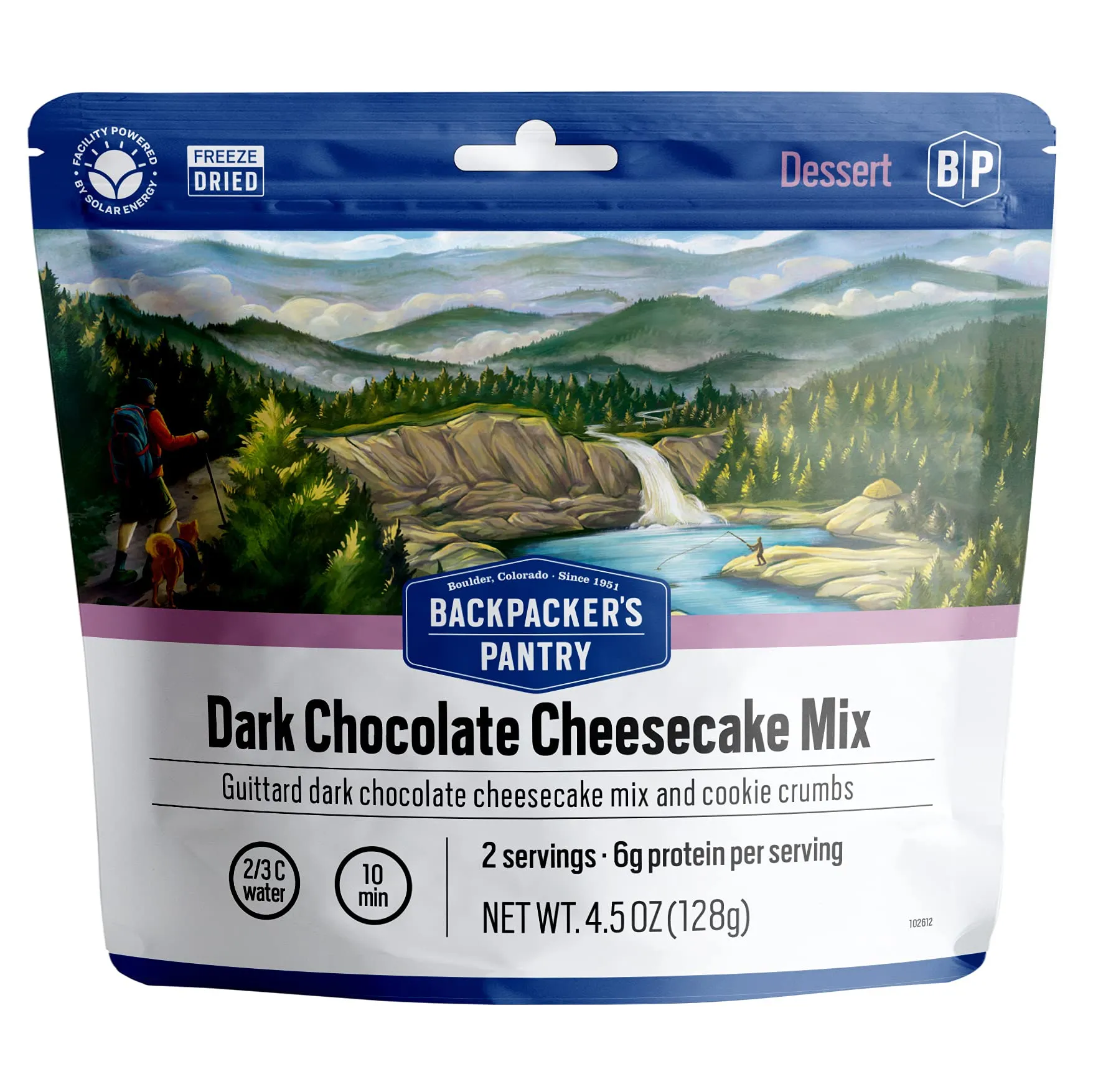 Backpacker's Pantry - Dark Chocolate Cheesecake Mix - 2 Servings