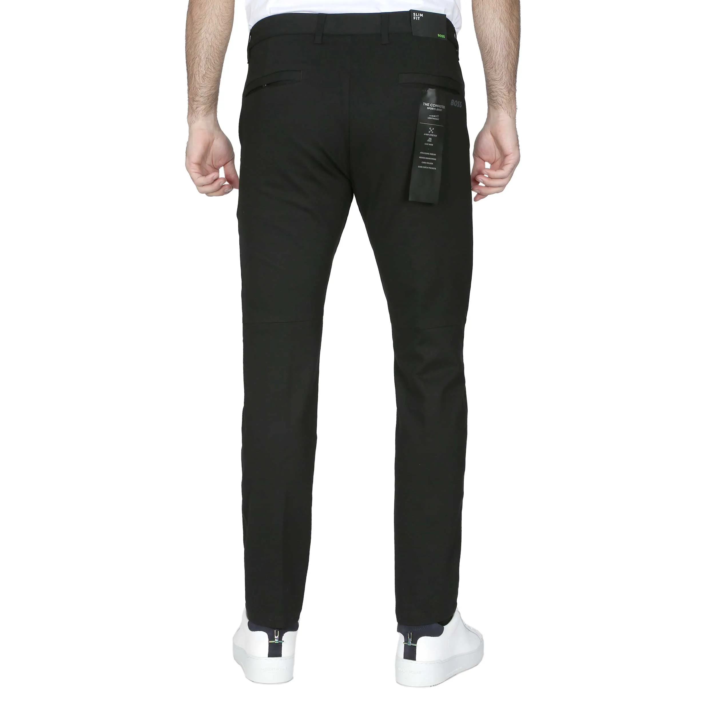 BOSS T Commuter Slim J Trouser in Black