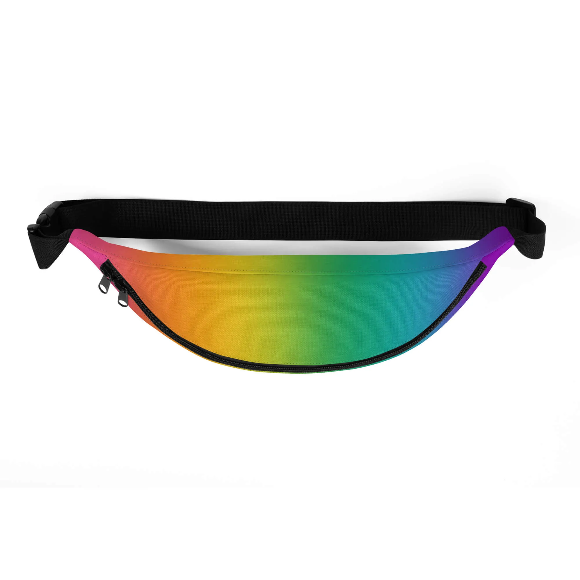 Bright Rainbow Pride Ombre Crossbody Belt Bag