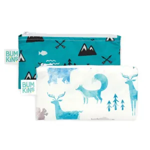 Bumkins - Reusable Snack Bags (2 pk Small) - Outdoors/Nature