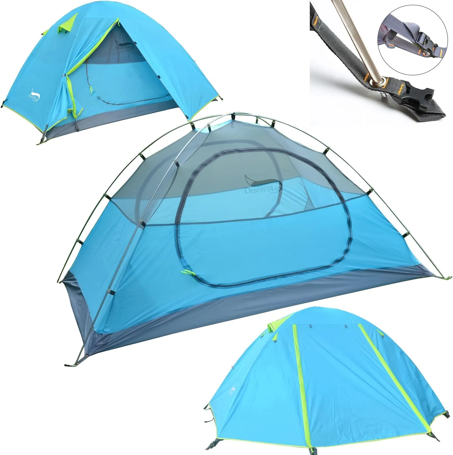 Camping Tent 1 Person Easy Setup Breathable Lightweight Waterproof