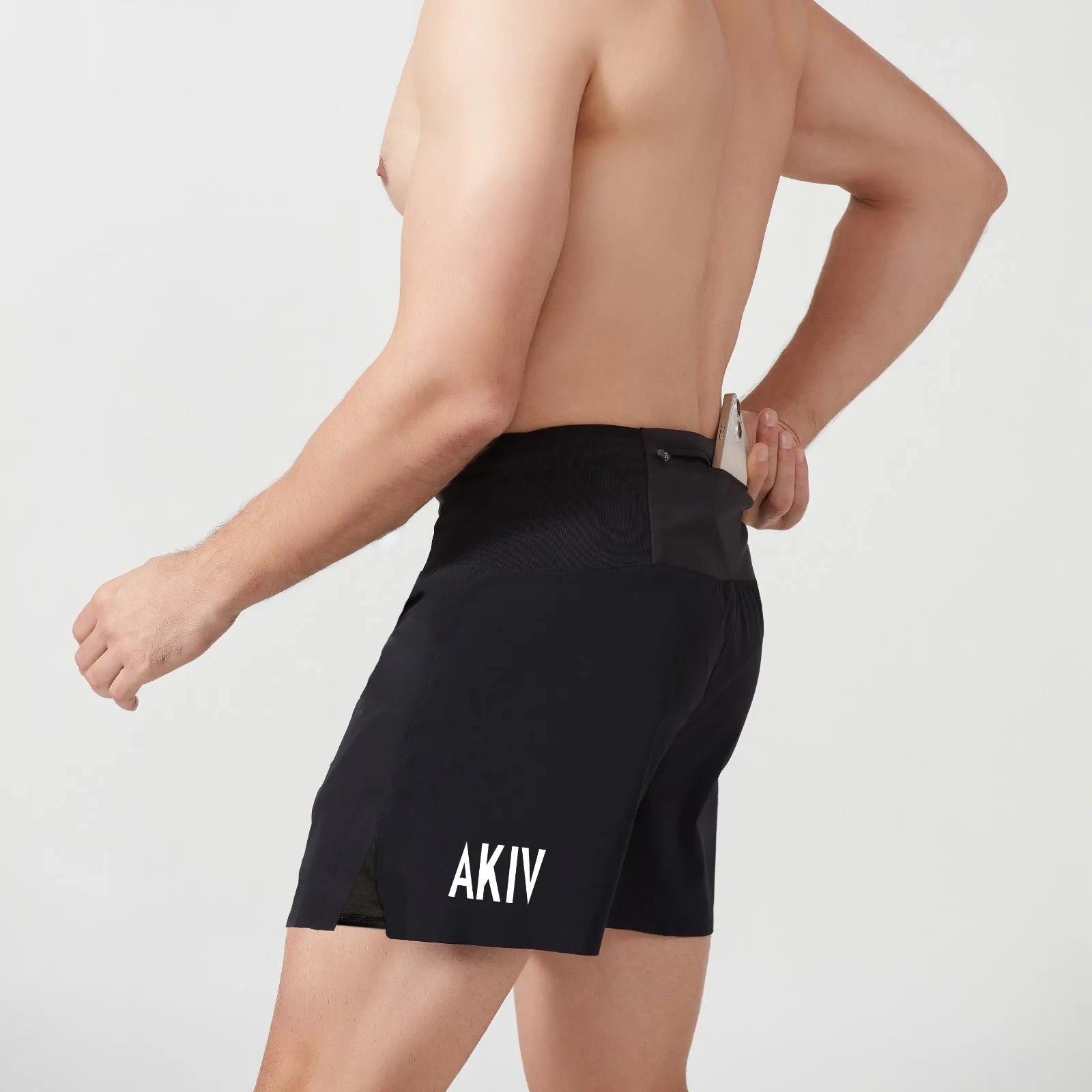 【Classic Black】AKIV Multi-Pocket Shorts (No inner)