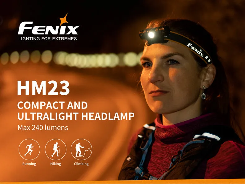 Compact Hiking and Running Headlamp - HM23