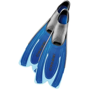 Cressi Agua Full Foot Fins, Blue, Size - US Man 8/9 | US Lady 9/10 | EU 41/42