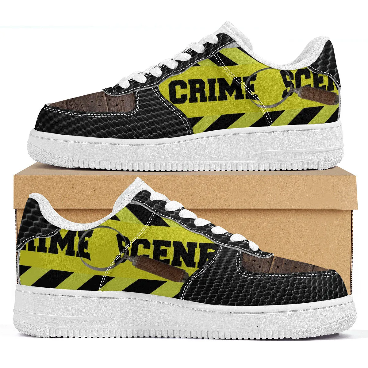 Crime Scene Unisex Sneaker | Low Top Customized | Shoe Zero