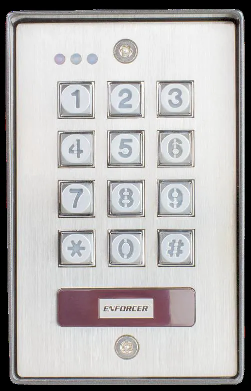 Digital Access Outdoor Keypad w/ Built-In Prox Reader, Surface Mount, Backlit, JSK-1123-SPQ