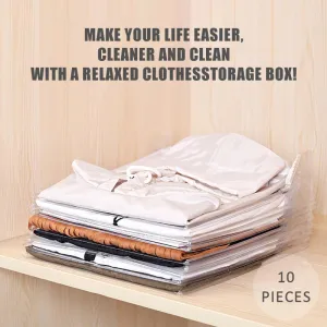 Effortless Clothes Organizer (10 pieces)