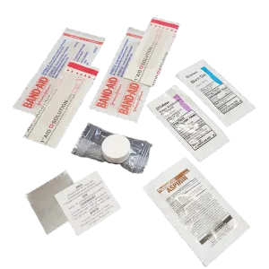 First Aid Patch Kit: "boo boo" supplies for treatment of minor injuries