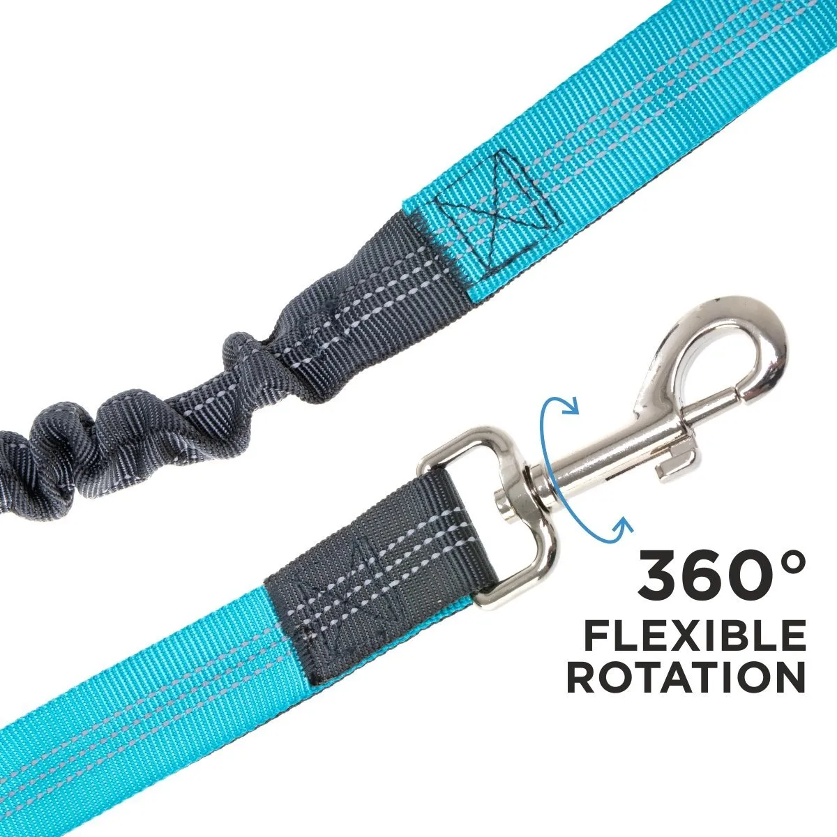 Hands Free Blue Dog Leash 4.25 ft