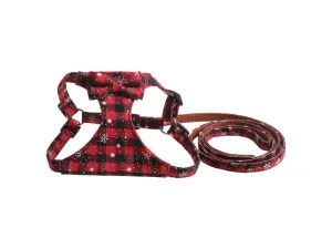 Harness Leash Red