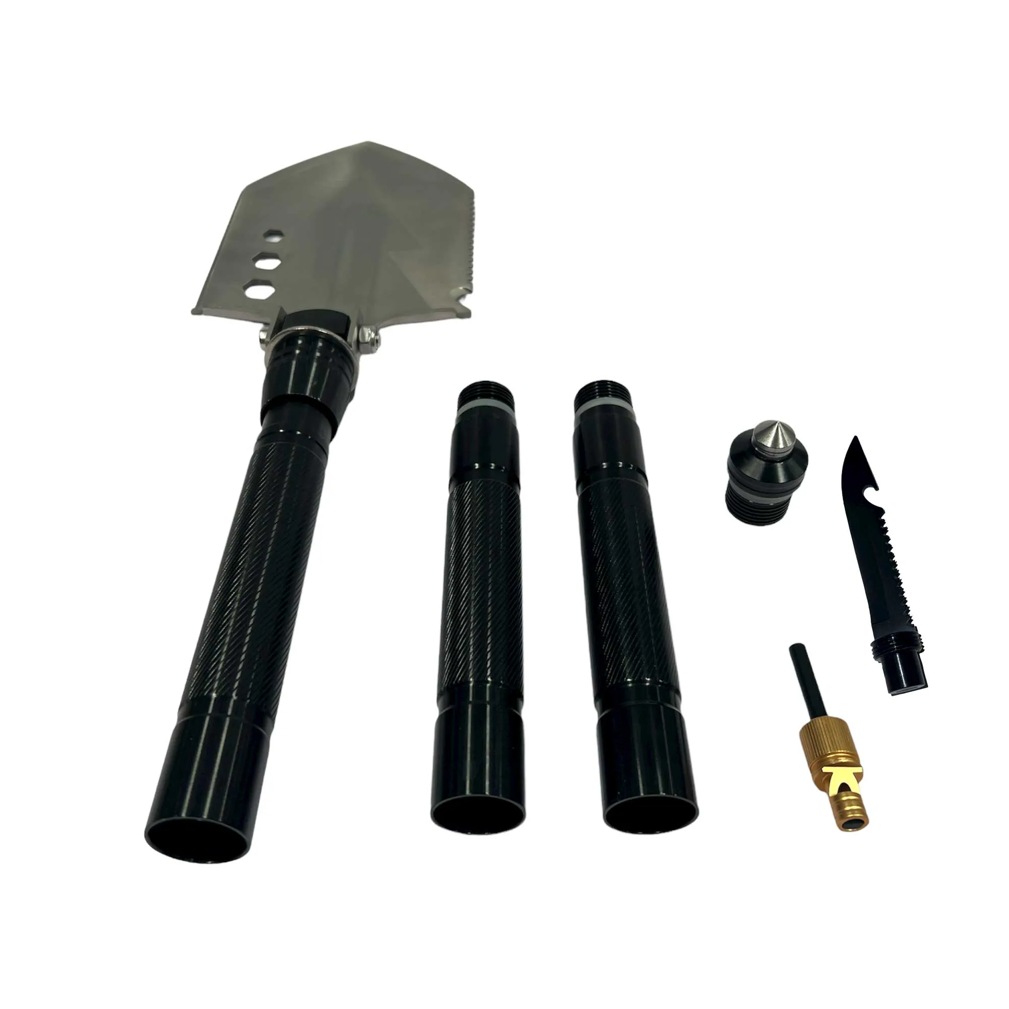 Heavy Duty Tactical Folding Shovel Kit - Multifunction Survival Tool