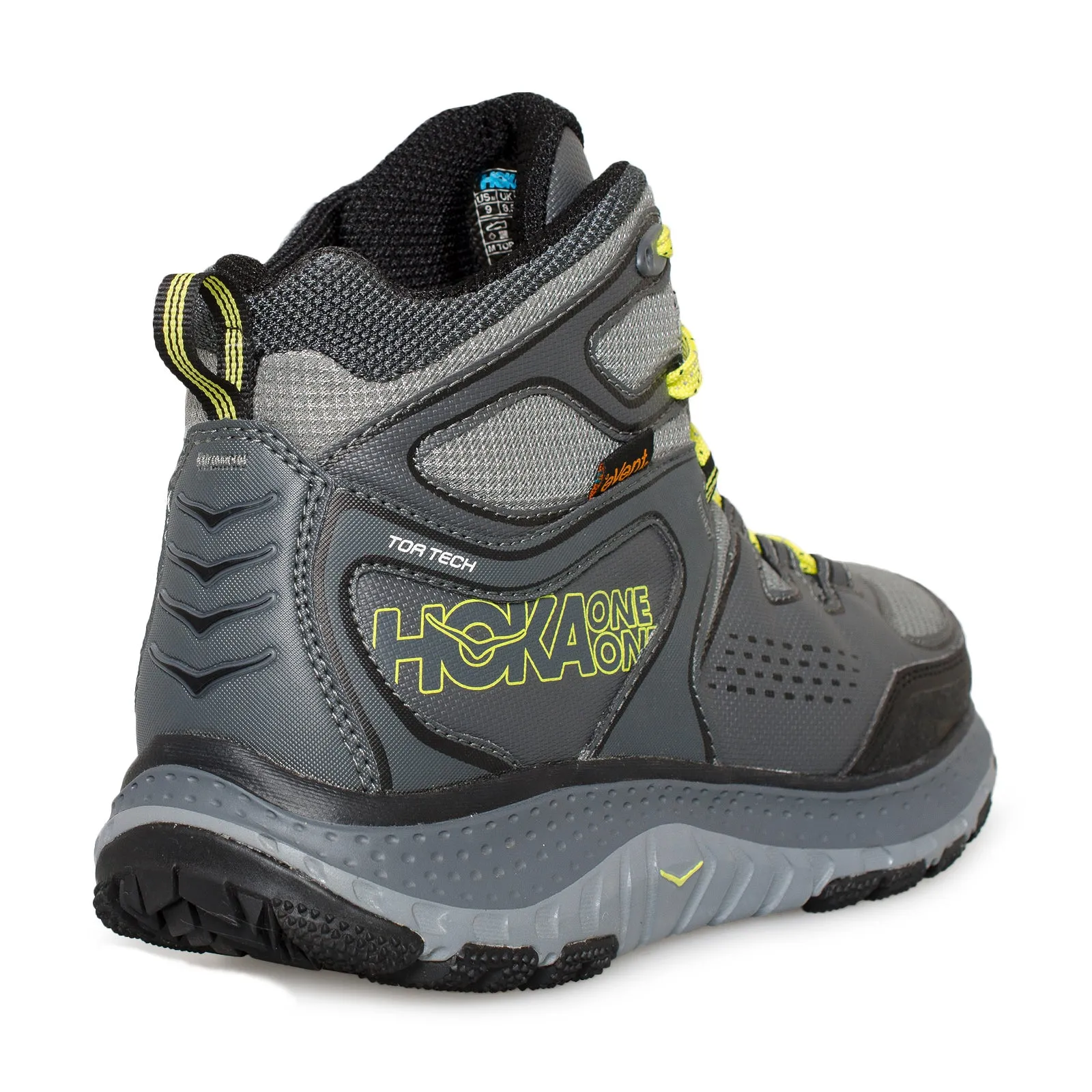 Hoka One One Tor Tech Mid WP Grey / Acid Boots - Men's