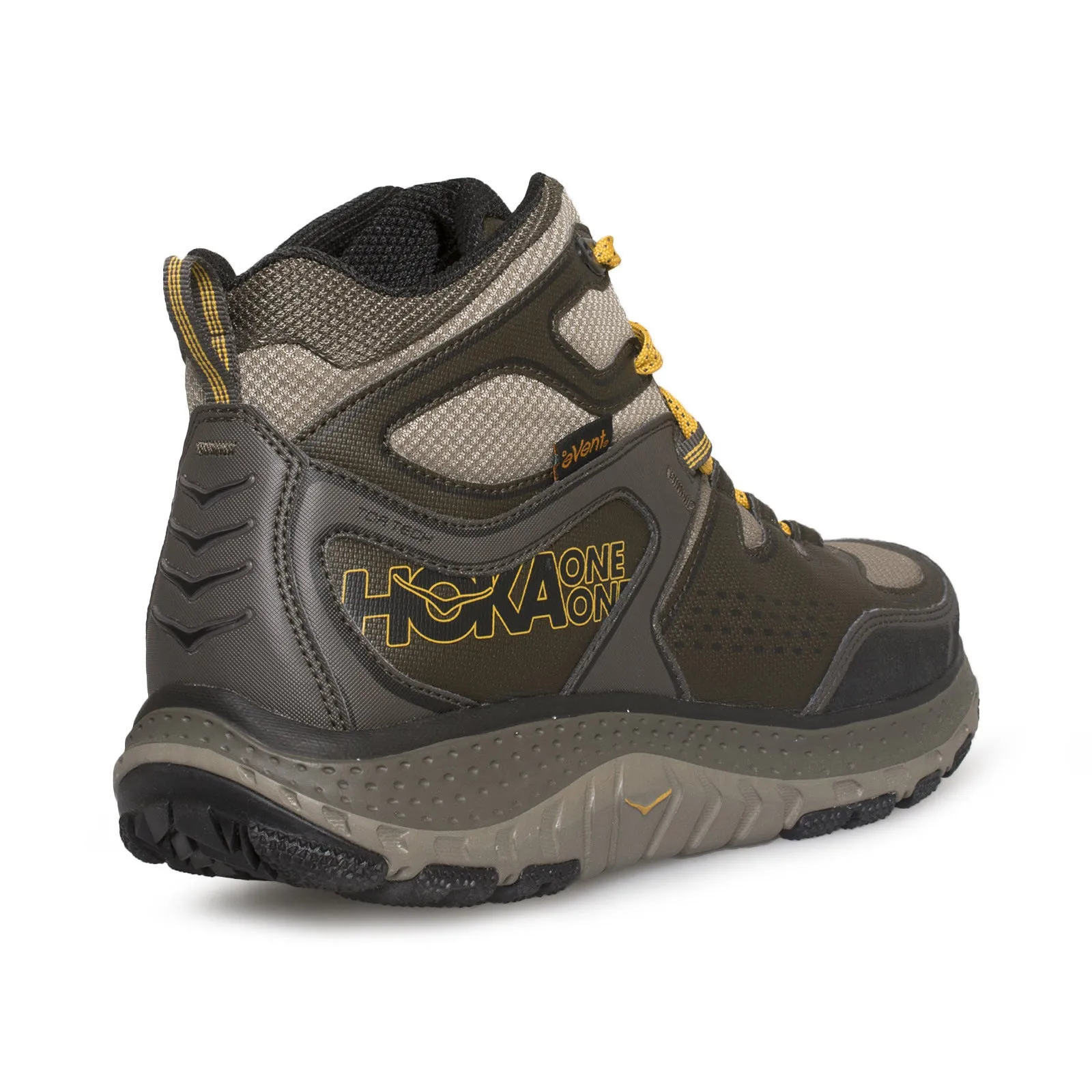 Hoka Tor Tech Mid Brindle / Golden Yellow Hiking Boots