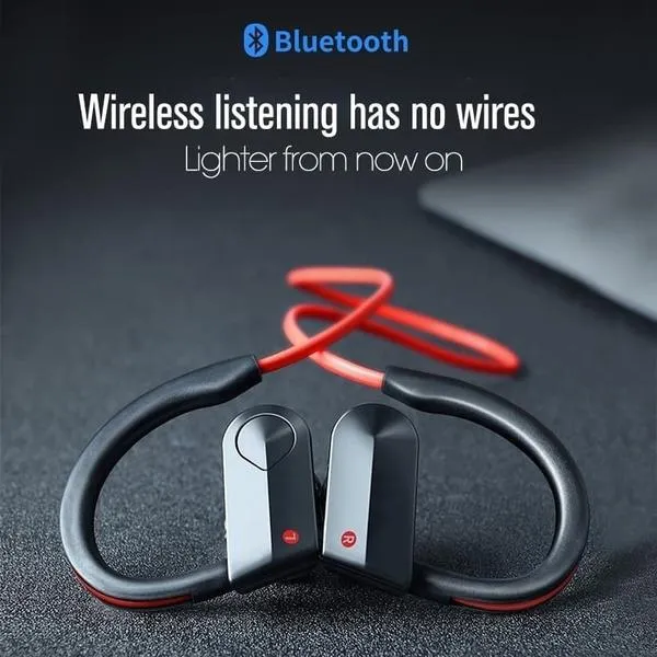 IPX5 Waterproof Shock Bass Stereo Wireless Bluetooth Headphone