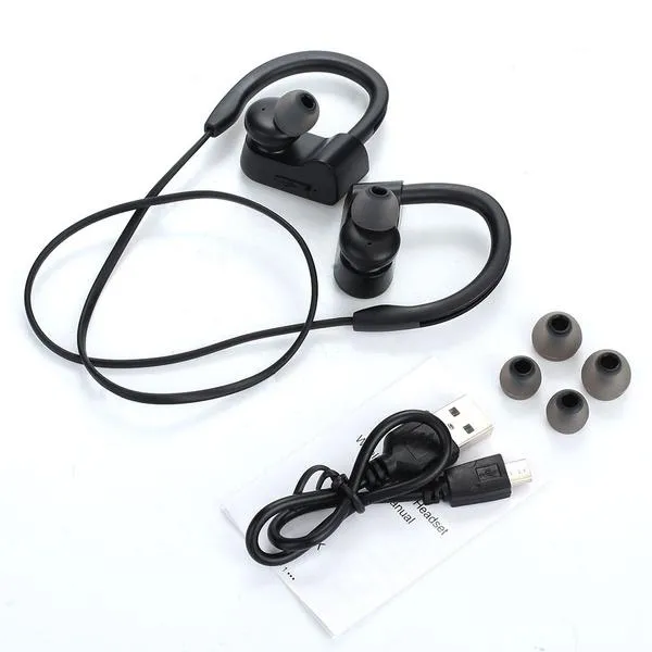 IPX5 Waterproof Shock Bass Stereo Wireless Bluetooth Headphone