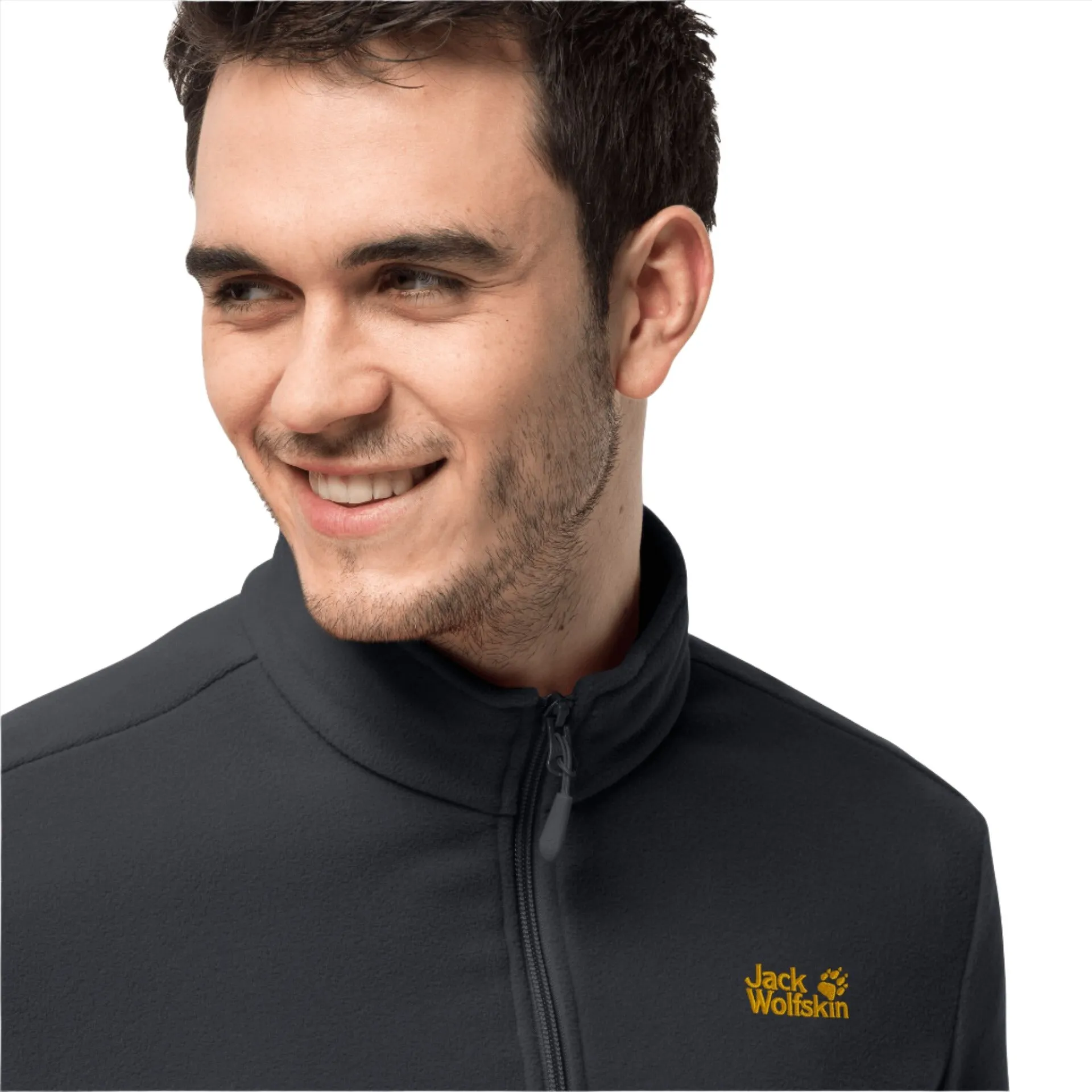 Jack Wolfskin Gecko Men's 1/4 Zip Fleece - Phantom