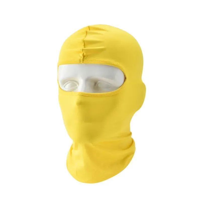 JJYY Outdoor Sports Balaclava Mask Windproof Full Face Neck milk silk Cotton Ninja Headgear Hat Riding Hiking Cycling cap