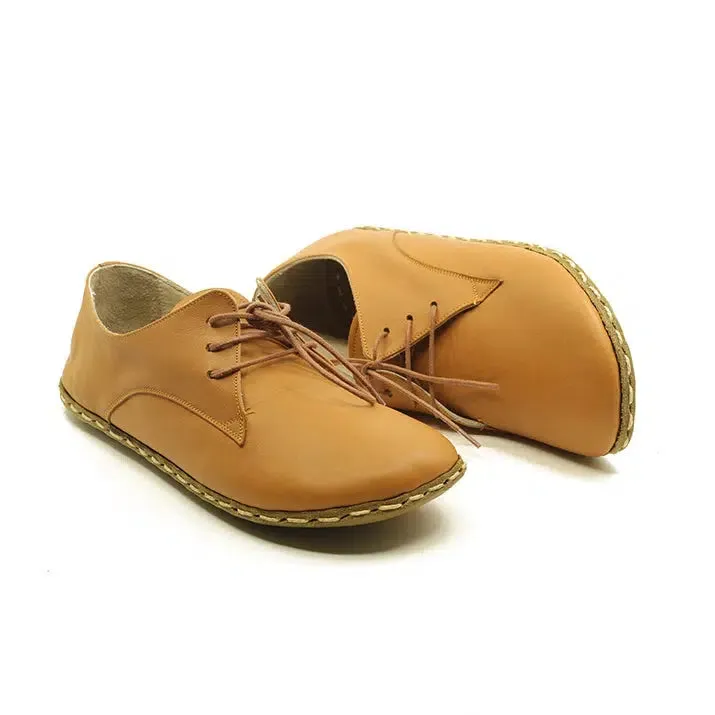 Lace Barefoot Men's Shoes Matte Cocunat