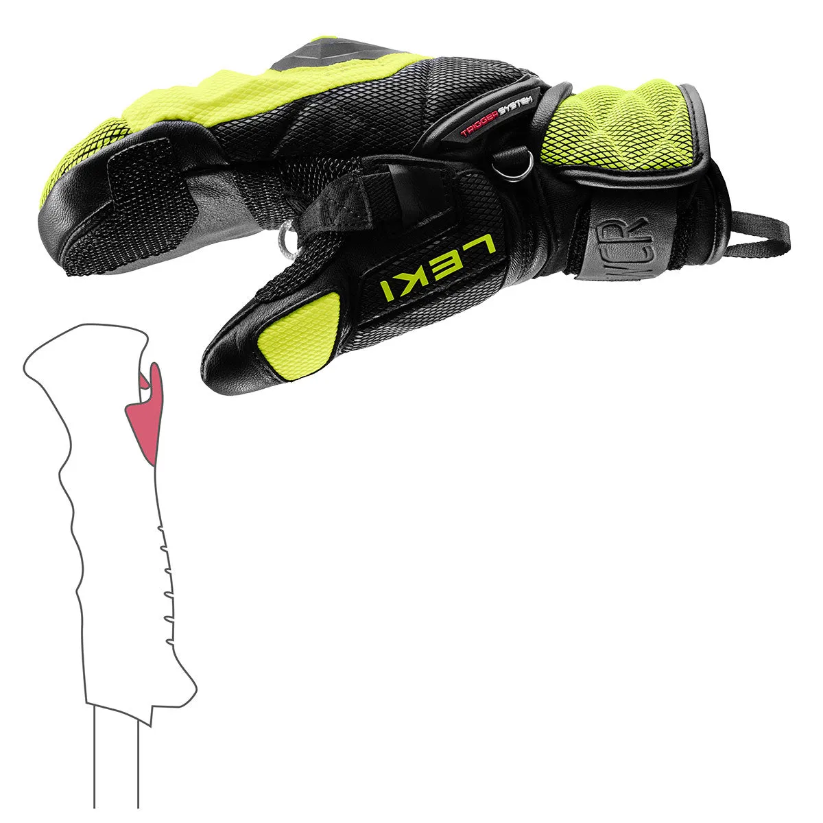 Leki JR WCR Venom 3D Mitts