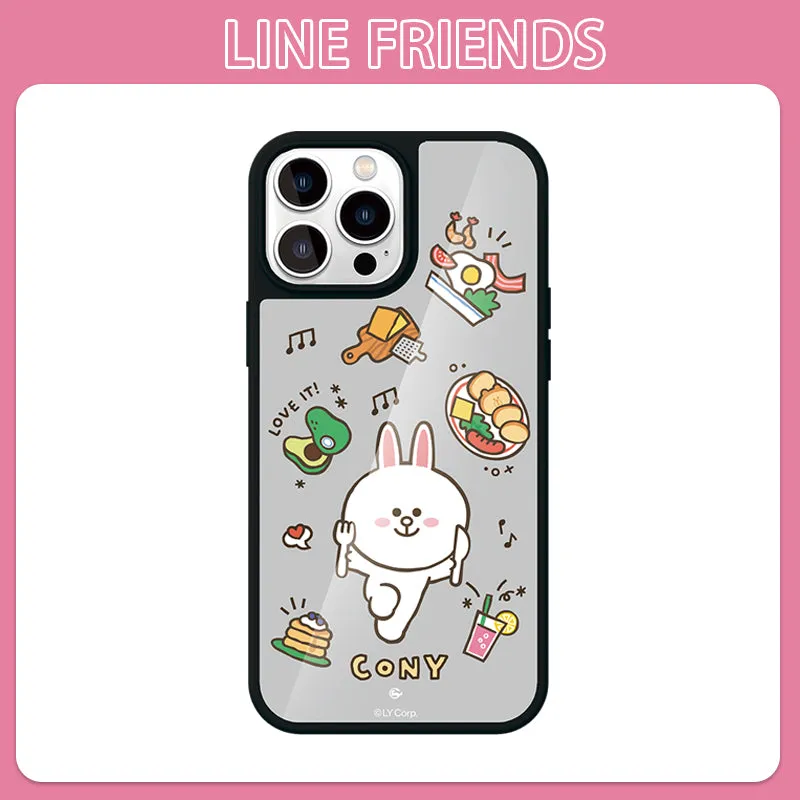 Line Friends All-Inclusive Anti-drop Mirror Back Case Cover