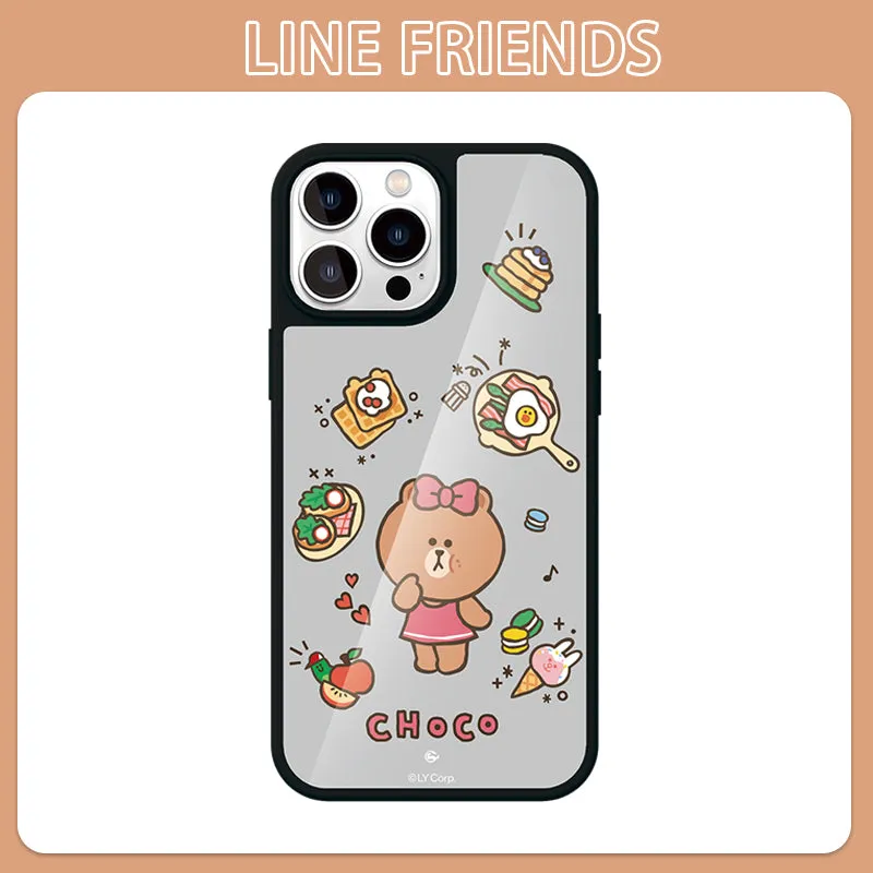 Line Friends All-Inclusive Anti-drop Mirror Back Case Cover