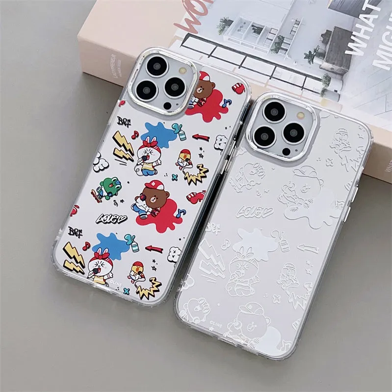 Line Friends Mirror Back Case Cover