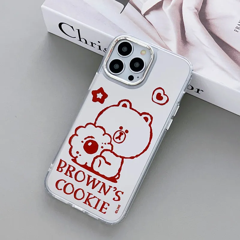 Line Friends Mirror Back Case Cover