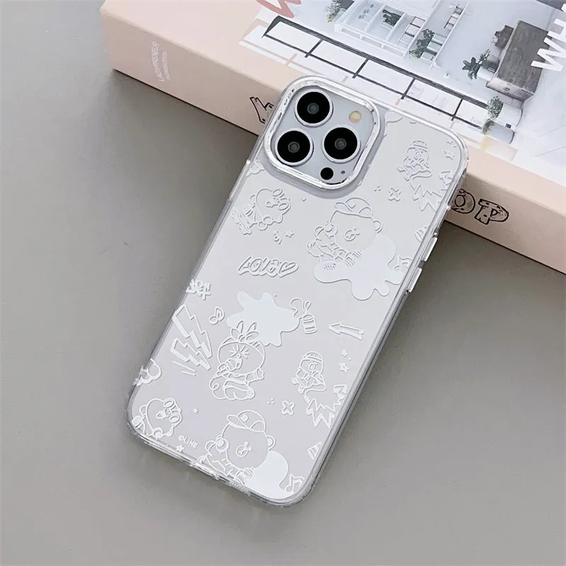 Line Friends Mirror Back Case Cover