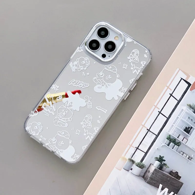 Line Friends Mirror Back Case Cover