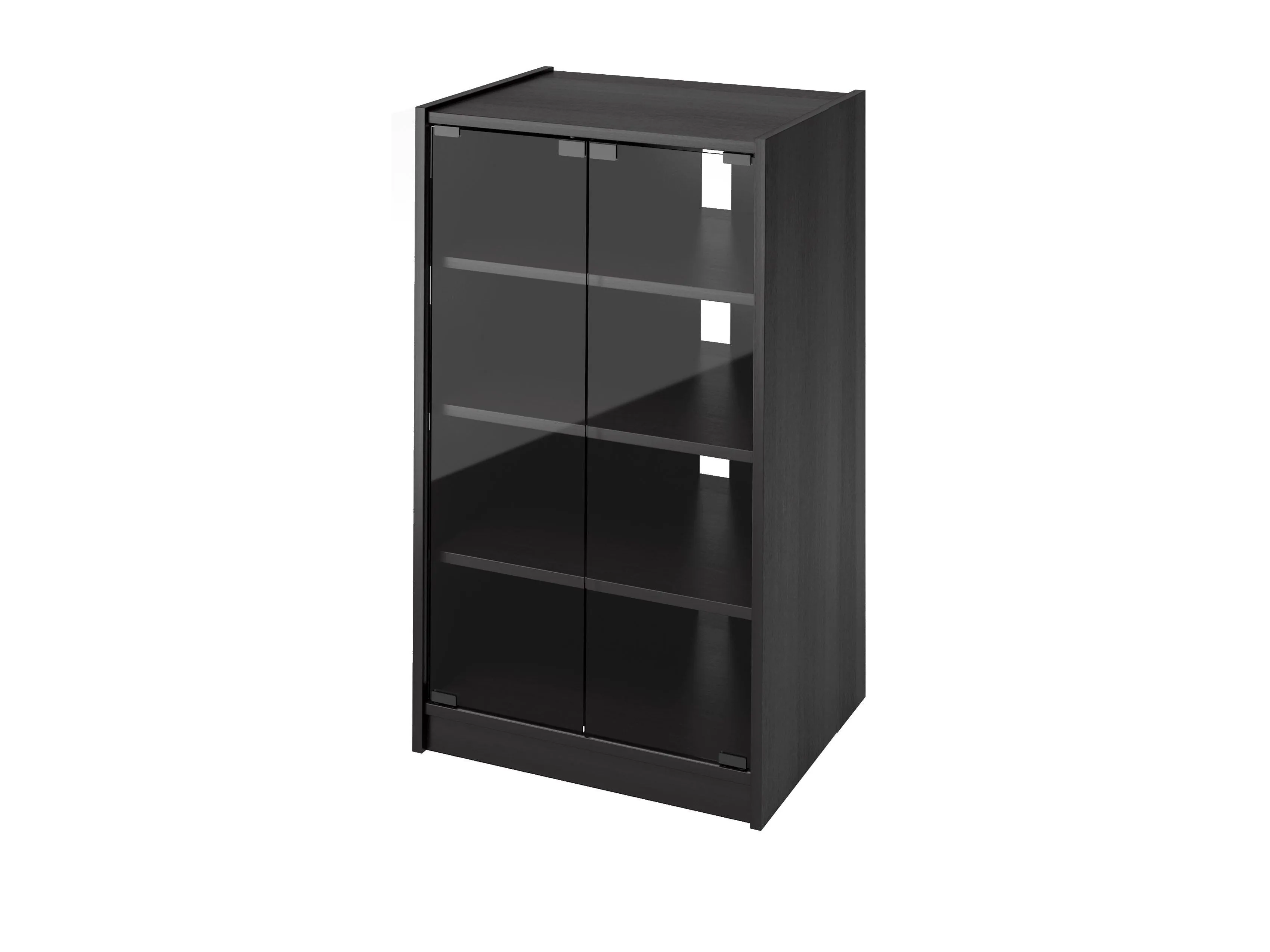 Media Storage Cabinet with Doors, 21"