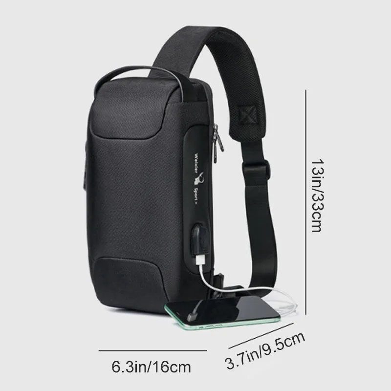 Men's Anti-theft Crossbody Bag Men's Chest Bag