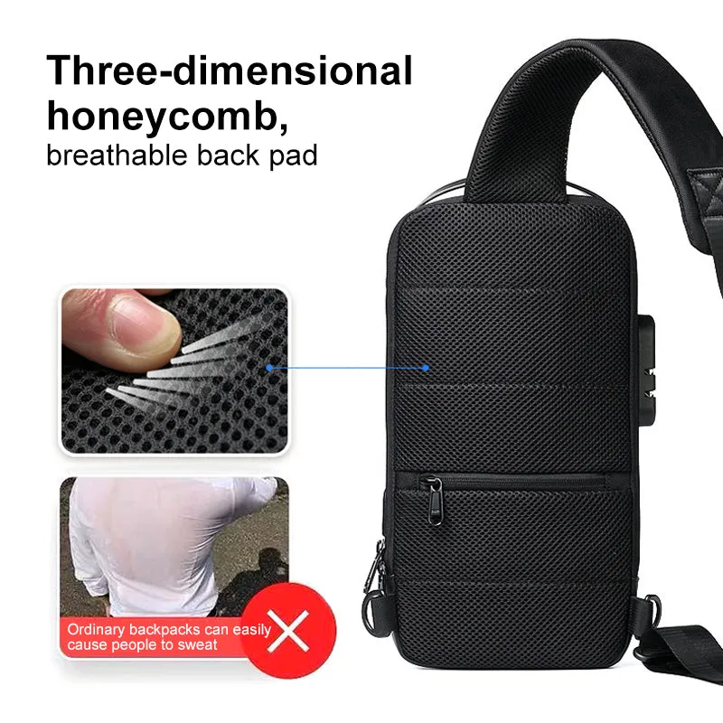 Men's Anti-theft Crossbody Bag Men's Chest Bag