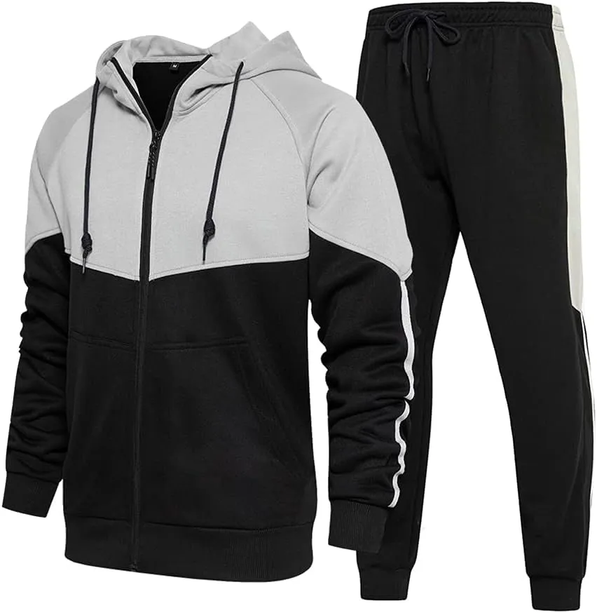 Men'S Hooded Athletic Tracksuit