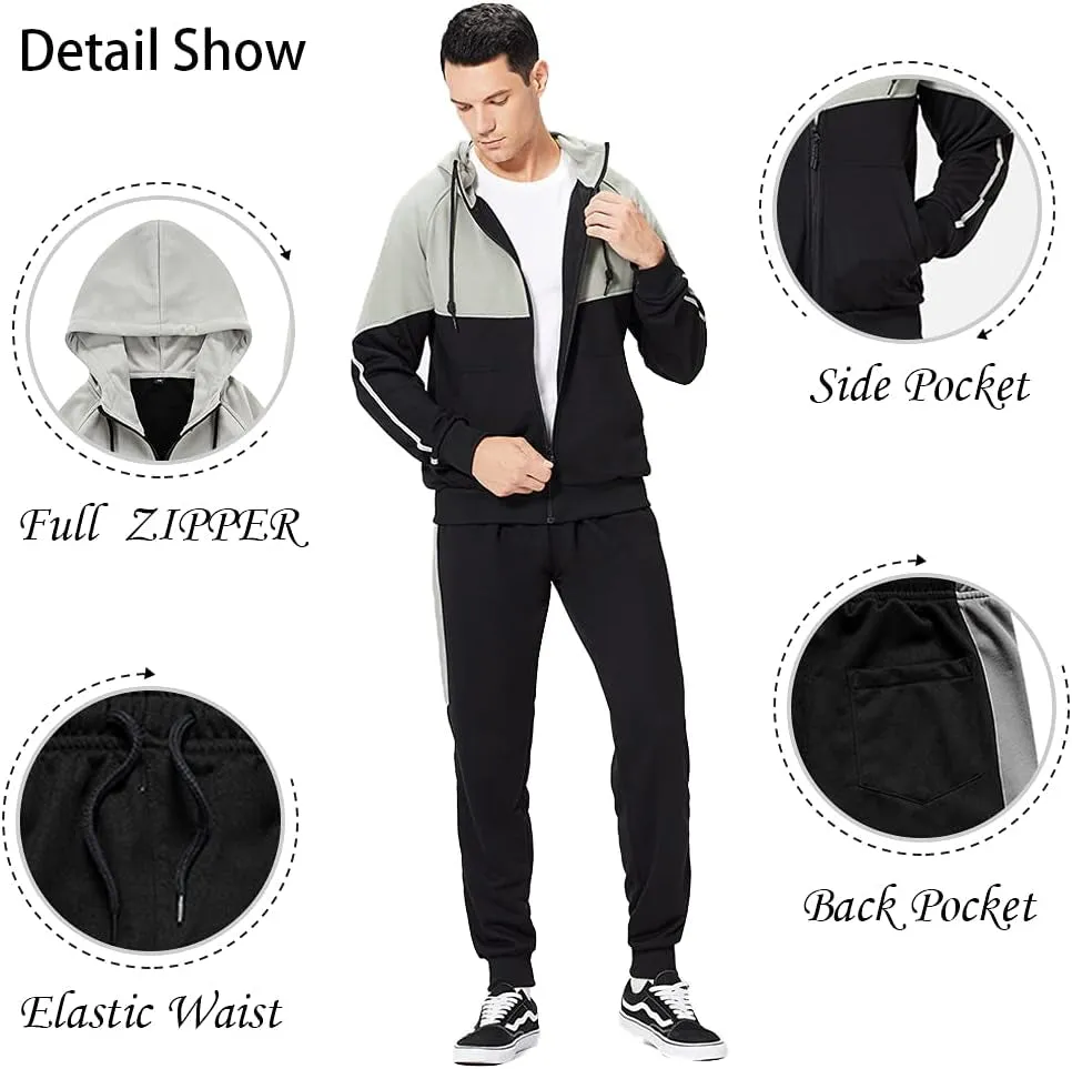 Men'S Hooded Athletic Tracksuit