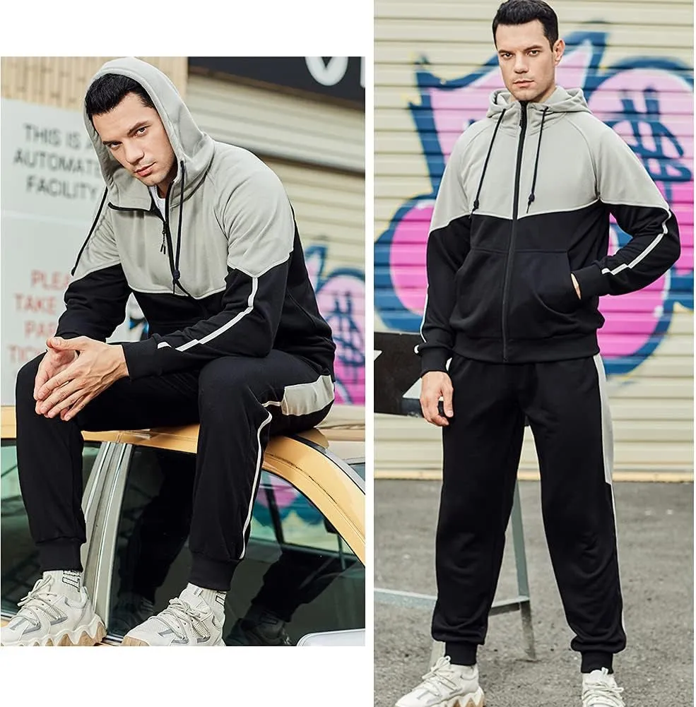 Men'S Hooded Athletic Tracksuit