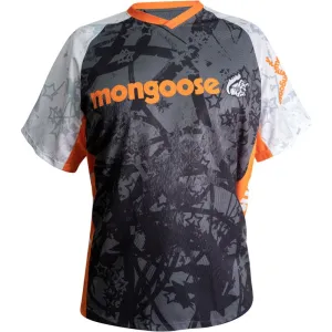 Mongoose Free Ride Short Sleeve Mens Performance Jersey Black/White Xx-Large